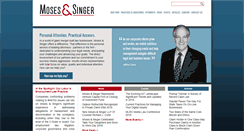 Desktop Screenshot of mosessinger.com